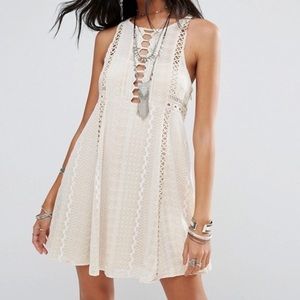 NWT Free People Wherever You Go Mini Dress